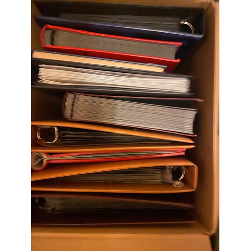 171 - Two Boxes of Accessories including various stockbooks, folders, albums and Royal Mail folders.