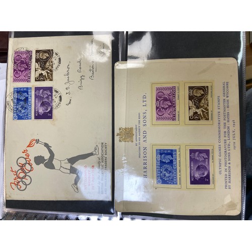 158 - Great Britain 1935-94 FDC`s collection in 10 vols, including 1935 KGV Silver Jubilee, 1936 KEVIII, 1... 