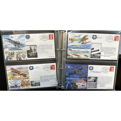 159 - Great Britain Pilot signed illustrated cover collection in binder 1995-1998,  Total quantity 62, sig... 