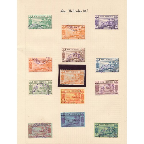 36 - New Hebrides, 1938 Gold Currency set to 10fr FU.