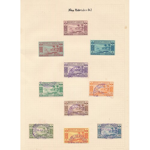 36 - New Hebrides, 1938 Gold Currency set to 10fr FU.