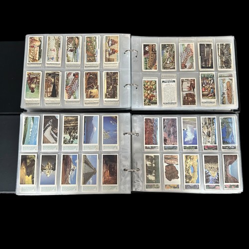 372 - Large collection of cigarette and trade cards, in 5 boxes, with 5 albums and many complete and part ... 