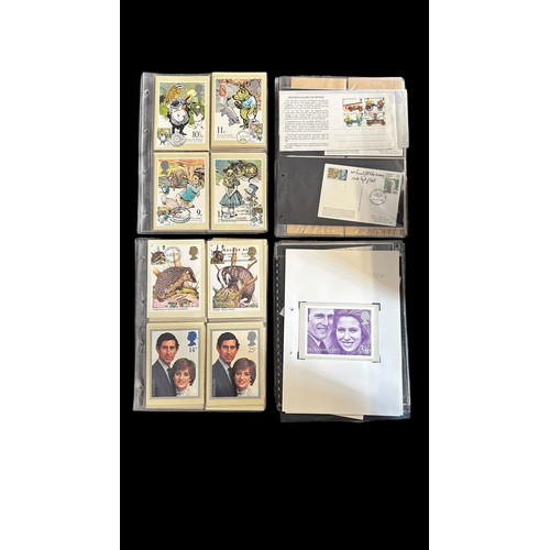 163 - GB PHQ /Postcard collection, includes better early issues including 1973 Inigo Jones, 1973 Cricket (... 