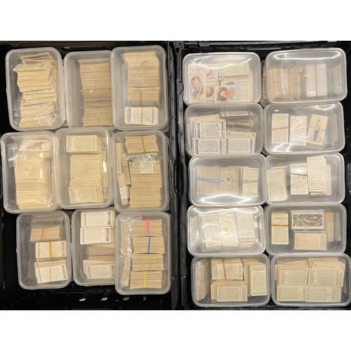 319 - Large Players collection in 2 large crates, mainly sorted into banded sets or part sets, some in har... 