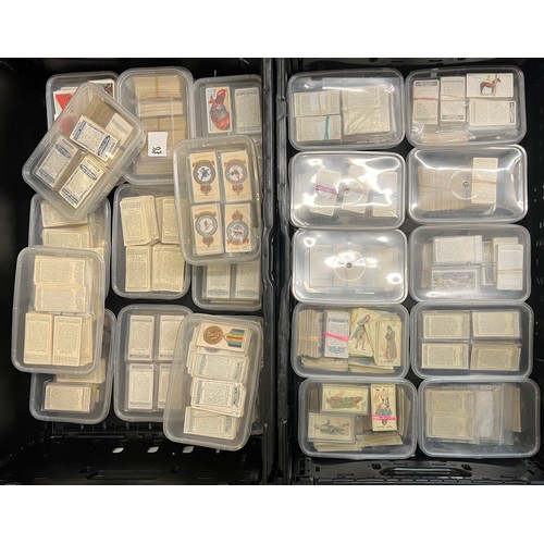 319 - Large Players collection in 2 large crates, mainly sorted into banded sets or part sets, some in har... 