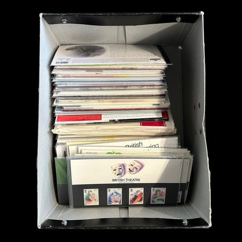 123 - G.B. Presentation Packs 1982 - 2013. Light Duplication in Black Box. Face Value £360+