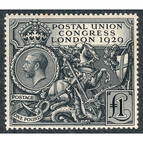 100 - Great Britain, 1929 P.U.C £1 Mint. (SG 438) Cat. £750. Clean Gum.