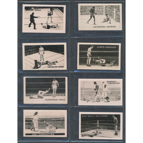 373 - A range of mainly boxing cards (27), with The Rocket Famous Knock-Outs set of 11 (including Dempsey ... 