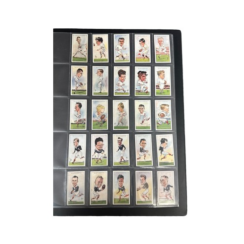 358 - Cigarette cards - large album of complete and part sets, in plastic sheets of 25, in good to very go... 