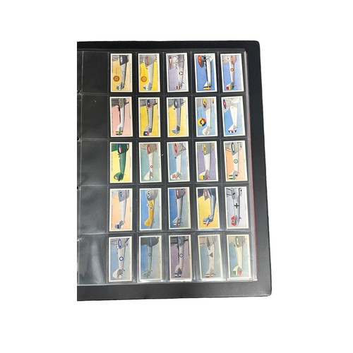 358 - Cigarette cards - large album of complete and part sets, in plastic sheets of 25, in good to very go... 