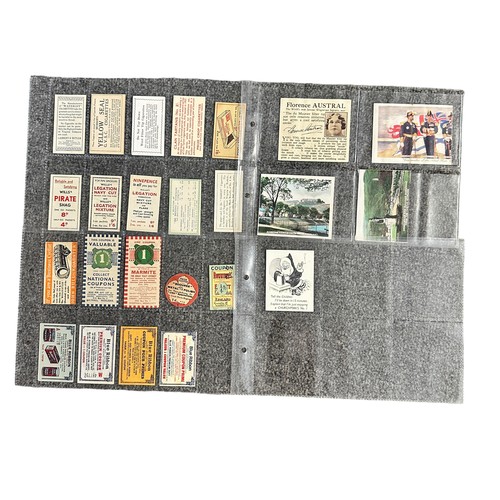 294 - Cigarette card collection of part sets and type cards, in an album with many higher value cards, in ... 