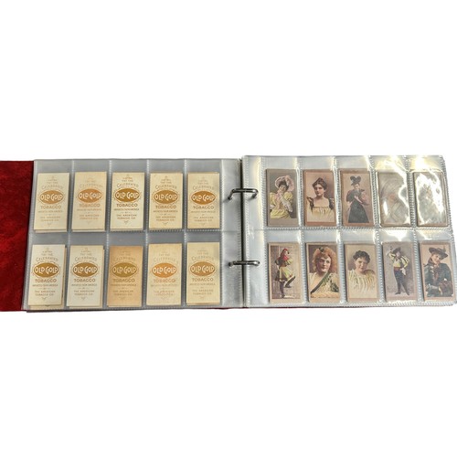 295 - Cigarette cards - overseas part sets and type cards, in an album, in variable condition, mainly Amer... 