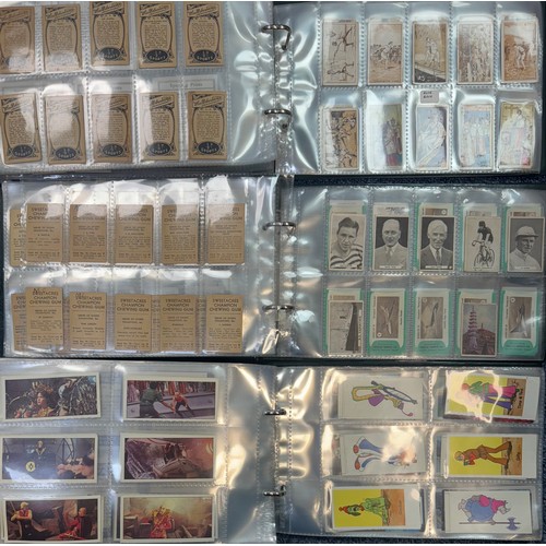 360 - Trade card collection in 3 albums, mainly part sets in mixed condition, including Kane Disc Stars (4... 