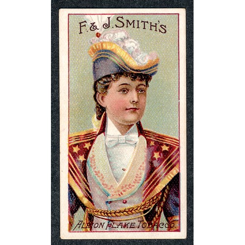 329 - F. & J. Smith 1899 Advertisement card Beauty Albion Flake Tobacco, single card in very good conditio... 