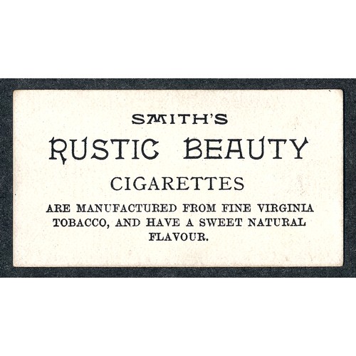 334 - F. & J. Smith 1899 Advertisement card Rustic Beauty packet, single card in very good condition.