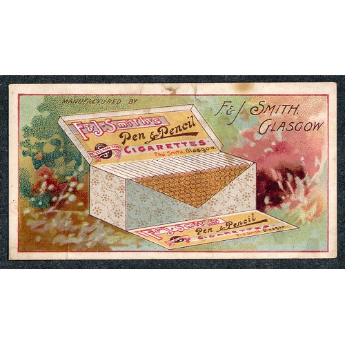 336 - F. & J. Smith 1899 Advertisement card Pen & Pencil packet, single card in good condition, small stai... 