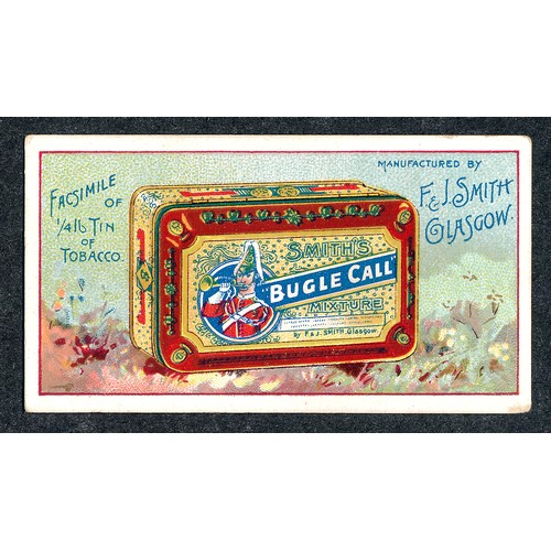 341 - F. & J. Smith 1899 Advertisement card Bugle Call packet, single card in good condition.