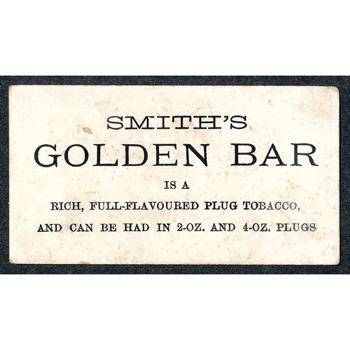 343 - F. & J. Smith 1899 Advertisement card Beauty Golden Bar, single card in about good condition.