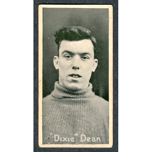 378 - D.C Thomson Adventure and Vanguard Football Photos No.5 Dixie Dean single card, scarce rookie card, ... 