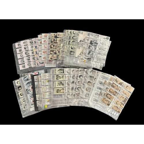 297 - Collection of cigarette cards, mainly complete sets in plastic sleeves, condition is variable, but m... 