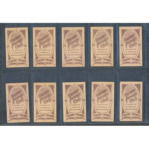 317 - Phillips 1902 Beauties (Numbered B801-B825) complete set of 25, mainly in good condition (odd fault)... 