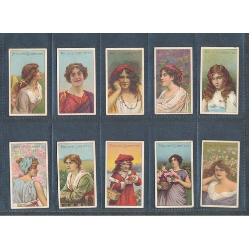 317 - Phillips 1902 Beauties (Numbered B801-B825) complete set of 25, mainly in good condition (odd fault)... 