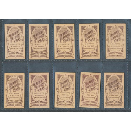 317 - Phillips 1902 Beauties (Numbered B801-B825) complete set of 25, mainly in good condition (odd fault)... 