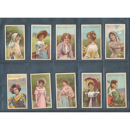 317 - Phillips 1902 Beauties (Numbered B801-B825) complete set of 25, mainly in good condition (odd fault)... 