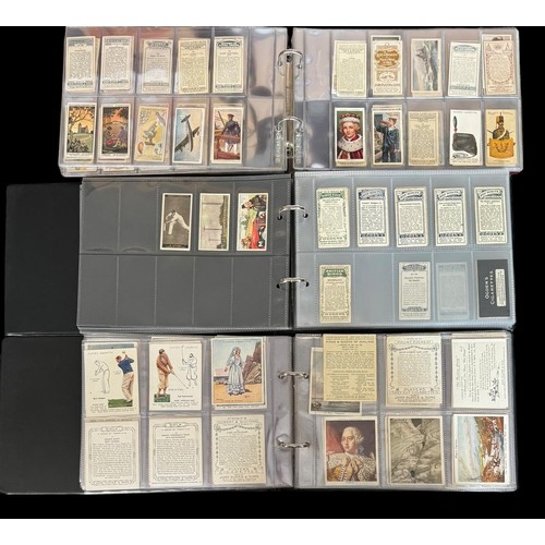 298 - Collection of cigarette cards, in 5 albums, mainly part sets and type cards in variable condition, r... 