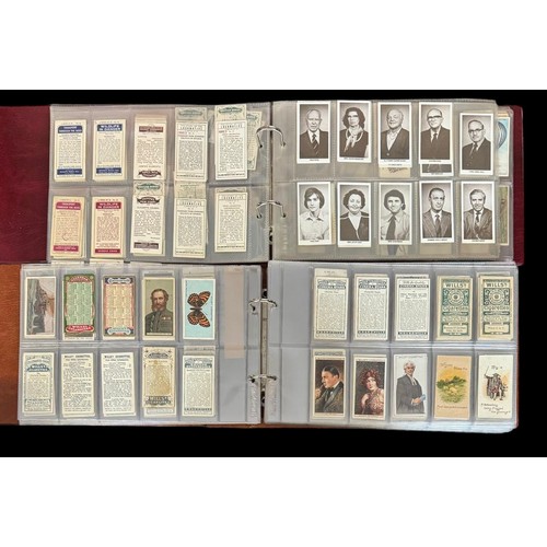 298 - Collection of cigarette cards, in 5 albums, mainly part sets and type cards in variable condition, r... 