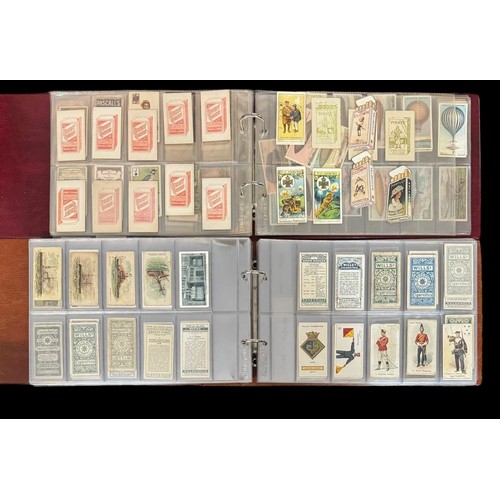 298 - Collection of cigarette cards, in 5 albums, mainly part sets and type cards in variable condition, r... 