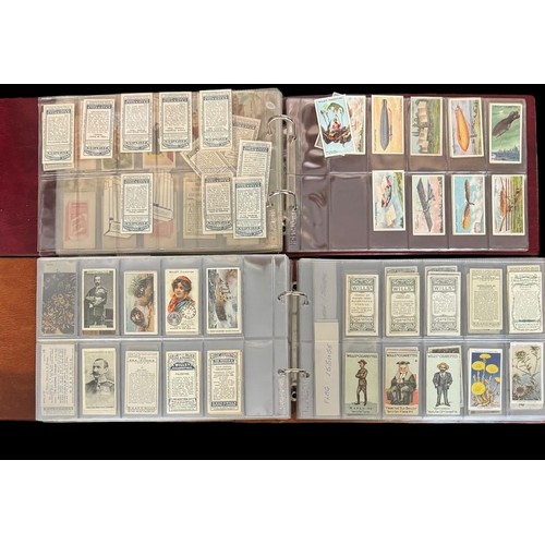 298 - Collection of cigarette cards, in 5 albums, mainly part sets and type cards in variable condition, r... 