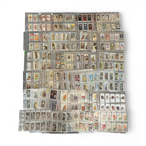 307 - Collection of cigarette cards, mainly complete sets in plastic sleeves, variable condition, but most... 