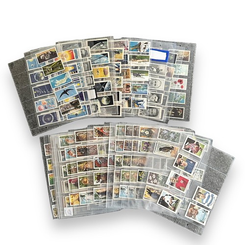 366 - Large trade card collection, complete and part sets in 6 albums and plastic sleeves, in mixed condit... 