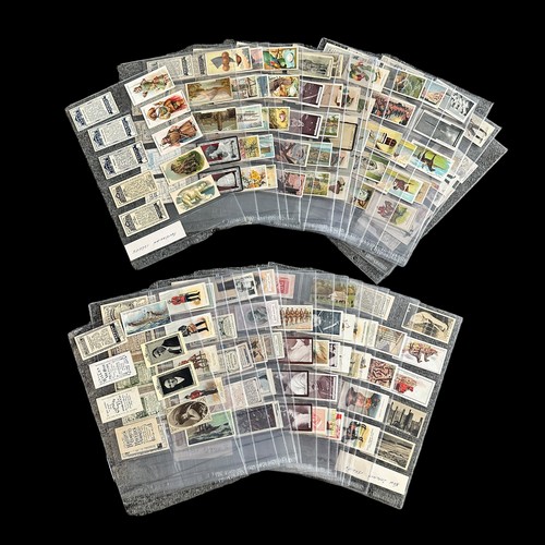 350 - Wills overseas issue cigarette cards, in an album, mostly part sets and type cards in variable condi... 