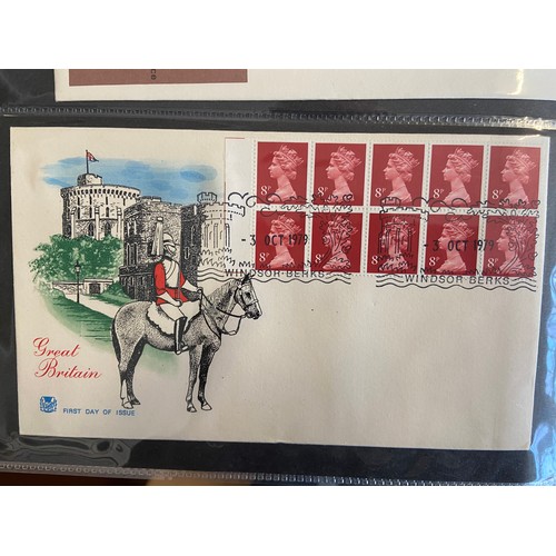 168 - Great Britain 1979-2000 collection of FDC`s in 8 volumes and loose, Royal Mail and Benhams, with som... 