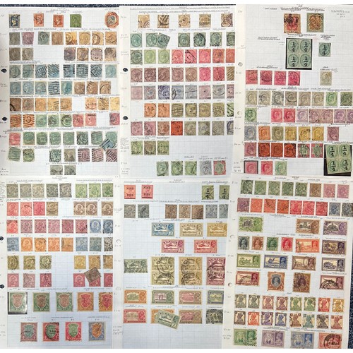 51 - India, Early onwards range on loose leaves, including early Victorian issues, 1911-22 vals to 25r U,... 