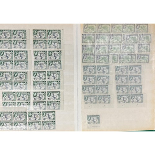 72 - Nyasaland, QEII 1953 duplicated UM collection in stockbook with vals through to 5/, in marginal and ... 