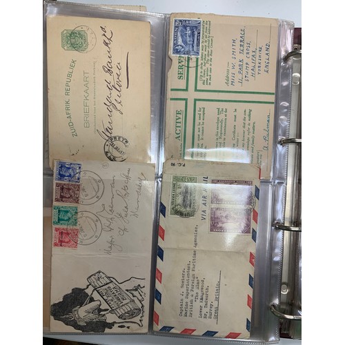 11 - World collection of sent covers and postcards, Australia, Australian States, India, Indian States, M... 