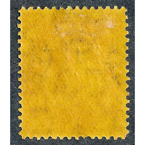 75A - Turks & Caicos, 1917 3d purple / yellow ovpt double, one inverted, M. (SG 144b), Cat. £350.