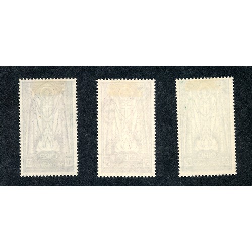 56 - Ireland 1937 2/6d, 5/- & 10/- Fine Mint (SG 102-104), Cat. £450. Correct Watermark.