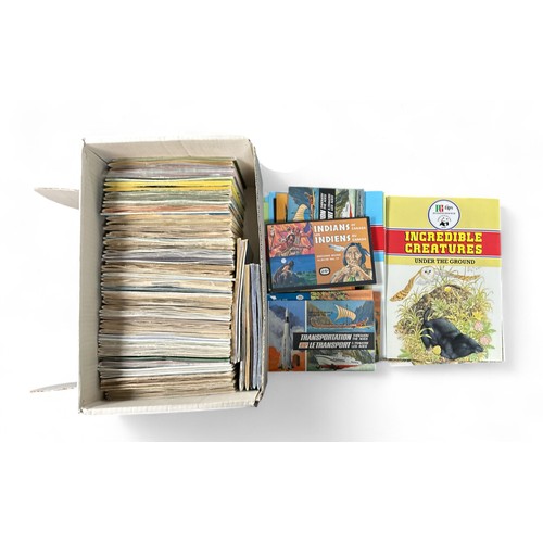 400 - Brooke bond Tea Card Albums: Box containing all the British card albums 59 and 23 Canadian albums. A... 