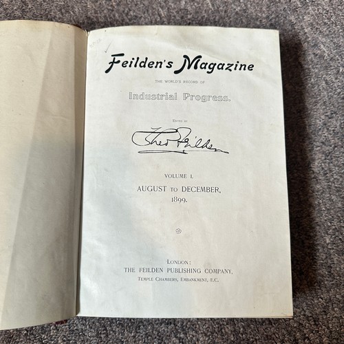 1009 - Feilden's Magazine etc in 24 bound volumes, with Feilden's Magazine (Feilden Publishing Company, Lon... 