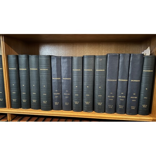 1014 - Engineering - Illustrated Weekly Journal 1866 to 1978, (216 bound volumes), Volumes 1-8  (Volumes 1-... 