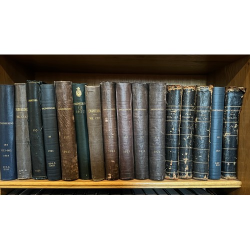 1014 - Engineering - Illustrated Weekly Journal 1866 to 1978, (216 bound volumes), Volumes 1-8  (Volumes 1-... 