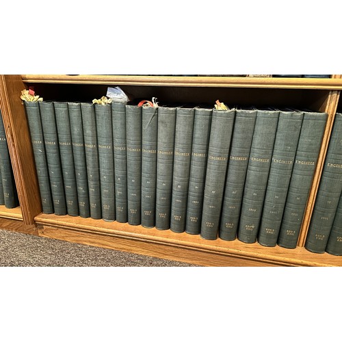 1015 - Engineer journal in 116 bound volumes, from No.34 (1872) to No.150 (1930), published in London, 