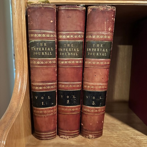 1016 - The Imperial Journal of Art, Science, Mechanics and Engineering, Volumes I, II and III, published by... 