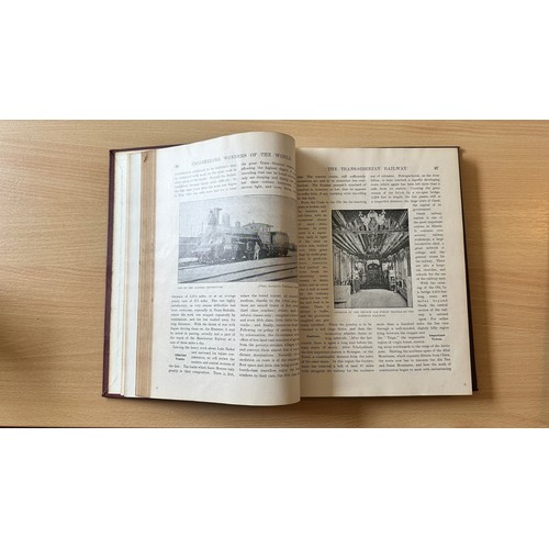 1017 - Engineering Wonders of the World volumes I, II & III, edited by Archibald Williams, published by Tho... 