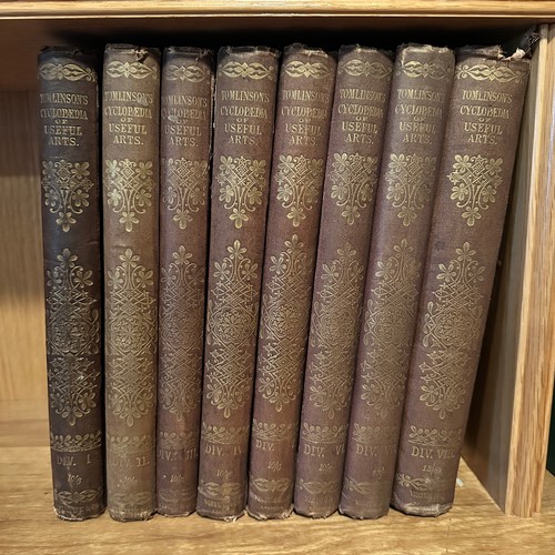 1018 - Tomlinsons Cyclopaedia of Useful Arts in 8 volumes.