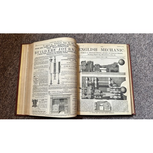 1026 - Books - English Mechanic (1865-1926) published by George Maddick, volumes 1 to 123/124, along with E... 